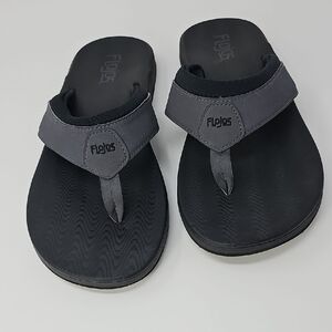 Flojos Black Men's Sandals